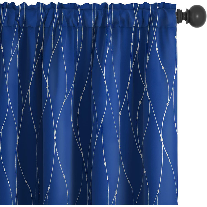 Red Barrel Studio® Flurin Polyester Blackout Curtain Pair Wayfair